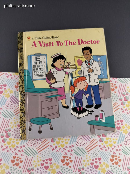 Vintage 1998 1st Printing Little Golden Book: A Visit to the Doctor Hardcover