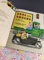 Vintage 1977 Little Golden Book: Cars and Trucks Hardcover