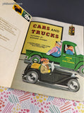 Vintage 1977 Little Golden Book: Cars and Trucks Hardcover