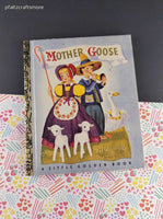 Vintage 1992 Little Golden Book: Mother Goose Hardcover