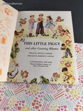 Vintage 1992 Little Golden Book: This Little Piggy and Other Counting Rhymes Hardcover