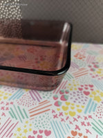 Vintage Pyrex Cranberry 3 Cup #7210 Small Rectangle Casserole Dish (No Lid), Like New