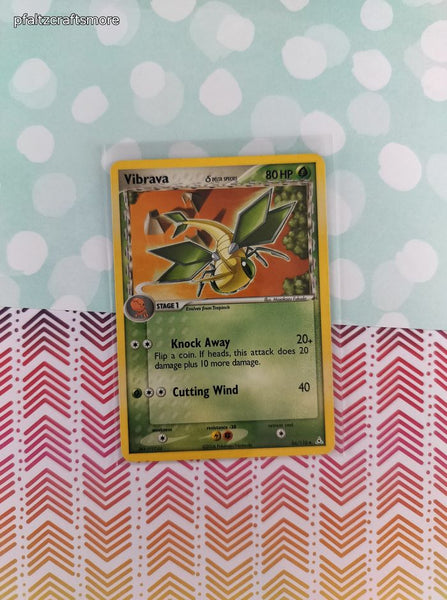 Vintage Uncommon - Vibrava ex Holon Phantoms Non-Holo Pokemon Card 54/110 - MP