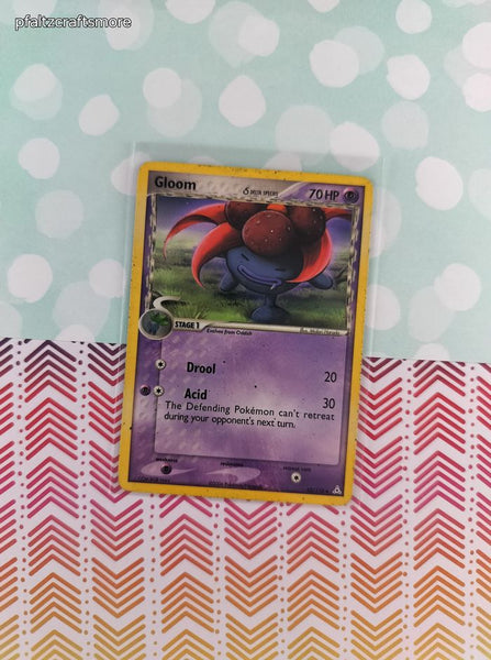 Vintage Uncommon - Gloom ex Holon Phantoms Non-Holo Pokemon Card 42/110 - VG