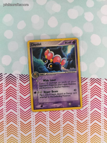 Vintage Uncommon - Claydol ex Holon Phantoms Non-Holo Pokemon Card 38/110 - LP