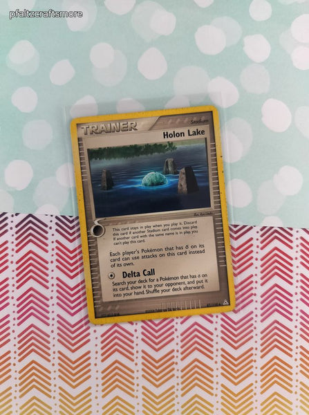 Vintage Uncommon - Holon Lake ex Holon Phantoms Non-Holo Pokemon Card 87/110 - MP