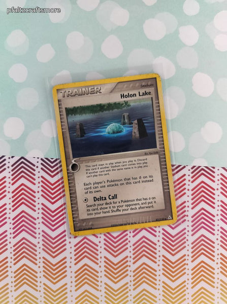 Vintage Uncommon - Holon Lake ex Holon Phantoms Non-Holo Pokemon Card 87/110 - LP