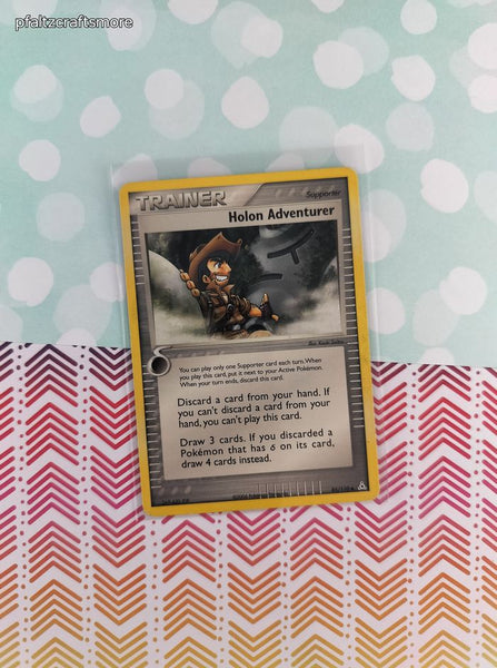 Vintage Uncommon - Holon Adventurer ex Holon Phantoms Non-Holo Pokemon Card 87/110 - LP