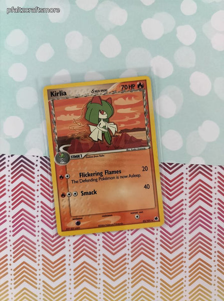 Vintage Uncommon - Kirlia ex Dragon Frontiers Non-Holo Pokemon Card 33/101 - LP