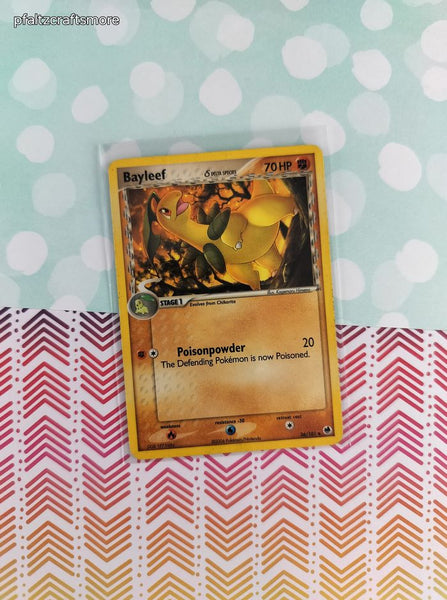 Vintage Uncommon - Bayleef ex Dragon Frontiers Non-Holo Pokemon Card 26/101 - LP