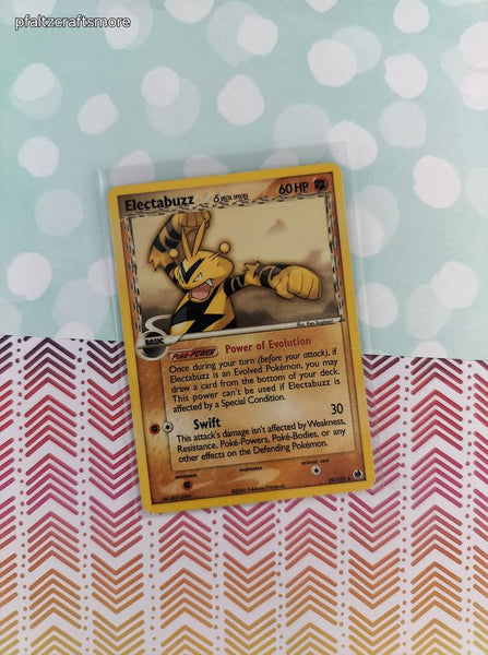 Vintage Uncommon - Electabuzz ex Dragon Frontiers Non-Holo Pokemon Card 29/101 - LP