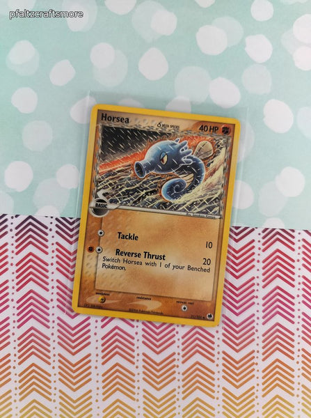 Vintage Uncommon - Horsea ex Dragon Frontiers Non-Holo Pokemon Card 31/101 - NM