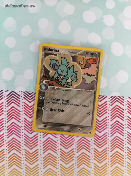 Vintage Uncommon - Nidorina ex Dragon Frontiers Non-Holo Pokemon Card 34/101 - VG