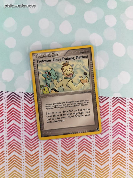 Vintage Uncommon - Professor Elm's Training Method ex Dragon Frontiers Non-Holo Pokemon Card 79/101 - VG
