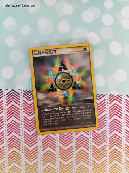 Vintage Uncommon - Rainbow Energy ex Dragon Frontiers Non-Holo Pokemon Card 88/101 - VG