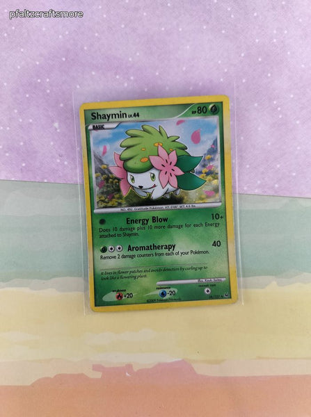 Pokemon TCG - Shaymin Platinum Holographic Card 38/127 - MP