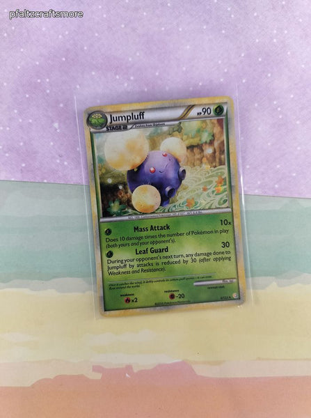 Pokemon TCG - Jumpluff HeartGold SoulSilver Holographic Card 6/123 - LP