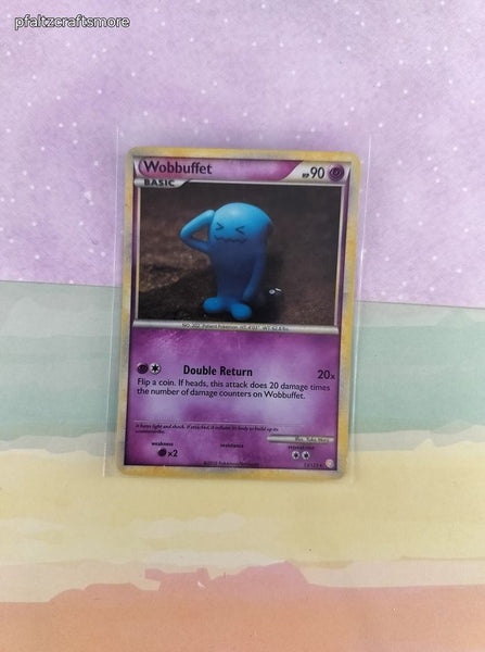 Pokemon TCG - Wobbuffet HeartGold SoulSilver Holographic Card 13/123 - VG