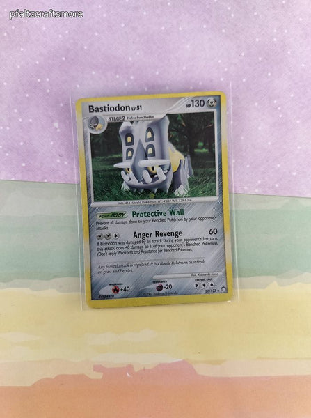 Vintage Rare - Bastiodon Mysterious Treasures Holographic Pokemon Card 21/123 - LP