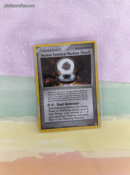 Vintage Uncommon - Ancient Technical Machine (Steel) ex Hidden Legends Non-Holo Pokemon Card 86/101 - VG