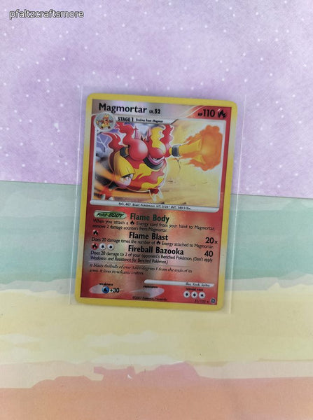 Vintage Rare - Magmortar Secret Wonders Reverse Holographic Pokemon Card 31/132 - VG
