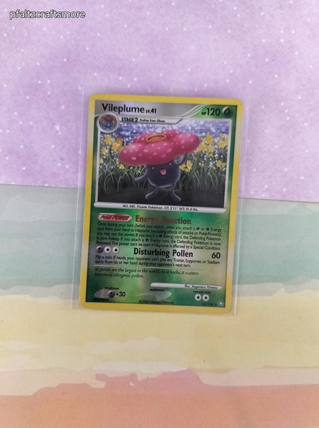 Pokemon TCG - Vileplume Legends Awakened Reverse Holographic Card 45/145 - VG