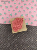 Vintage 2002 Stampabilities Raggedy Ann & Andy Congratulations Wooden Block/Rubber Stamp
