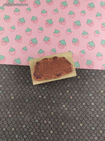Vintage 1988 PSX Ragdolls #E882 Wooden Block/Rubber Stamp