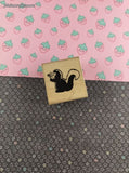 Vintage D.O.T.S. Skyler Skunk #E148 Wooden Block/Rubber Stamp