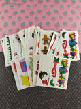 Vintage Large Bulk Sticker Lot Partially Used + Unused, Creative Memories, Grossmans, Sandylion