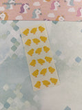 Vintage 1985 Mrs. Grossman's Easter Baby Chicks 3/4 Sticker Sheet, Unused