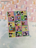 Vintage Hallmark Disney Mickey Mouse Goofy Full Sticker Sheet, Unused