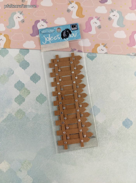 Jolee's by You Fence Posts 3-Dimensional Sticker Pack, New/Sealed