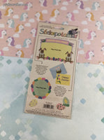 Vintage Stickopotamus Stickers, Fuzzy Bunny Rabbits, 1 Sheet New & Sealed