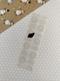 Vintage Sandylion SHINY Christmas Nutcrackers Full Sticker Sheet, Unused