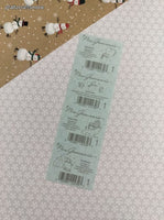 Vintage 1990 Mrs. Grossman's Christmas Cute Snowmen Full Sticker Sheet, Unused