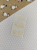 Vintage 1993 Mrs. Grossman's Christmas Toy Train Half Sticker Sheet, Unused
