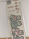 Vintage Christmas Wintry Seasonal Fox Hunt Iron Ons Applique NEW SEALED