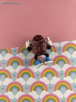 Vintage 1980's California Raisins Blue Shoes PVC Miniature Toy, Nice & Clean