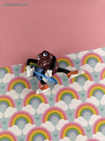 Vintage 1980's California Raisins Musical Guitar PVC Miniature Toy, Nice & Clean