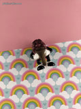 Vintage 1980's California Raisins Musical Trombone PVC Miniature Toy, Nice & Clean
