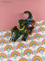 Vintage 1980's TMNT Playmates Mirage Studio Action Figure Pose-able Leatherhead Toy