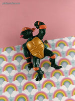 Vintage 1980's TMNT Playmates Mirage Studio Action Figure Pose-able Turtle Toy