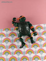Vintage 1980's TMNT Playmates Mirage Studio Action Figure Pose-able Turtle Toy