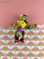 Vintage 1990's TMNT Playmates Mirage Studio Action Figure Pose-able Lizard Toy