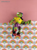 Vintage 1990's TMNT Playmates Mirage Studio Action Figure Pose-able Lizard Toy