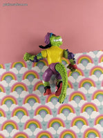 Vintage 1990's TMNT Playmates Mirage Studio Action Figure Pose-able Lizard Toy