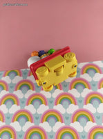 Vintage 1994 McDonalds Burger Fries Shake Happy Birthday Train Plastic Miniature Toy