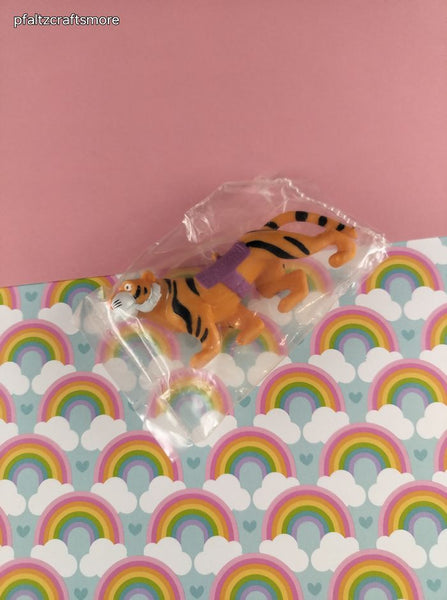 Vintage Aladdin Burger King Rajah Tiger Miniature Toy SEALED