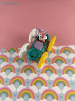 Vintage 1992 Tiny Toon Adventures "Babs & Plucky" McDonalds Flip-Car Toy
